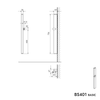 Barre de douche BS401 BASIC