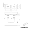 Meuble salle de bain VIREO 120 cm