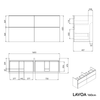 Meuble salle de bains LAVOA 160 cm