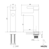 Mitigeur de lavabo MILOU L