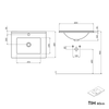 Meuble salle de bain TIM 60cm