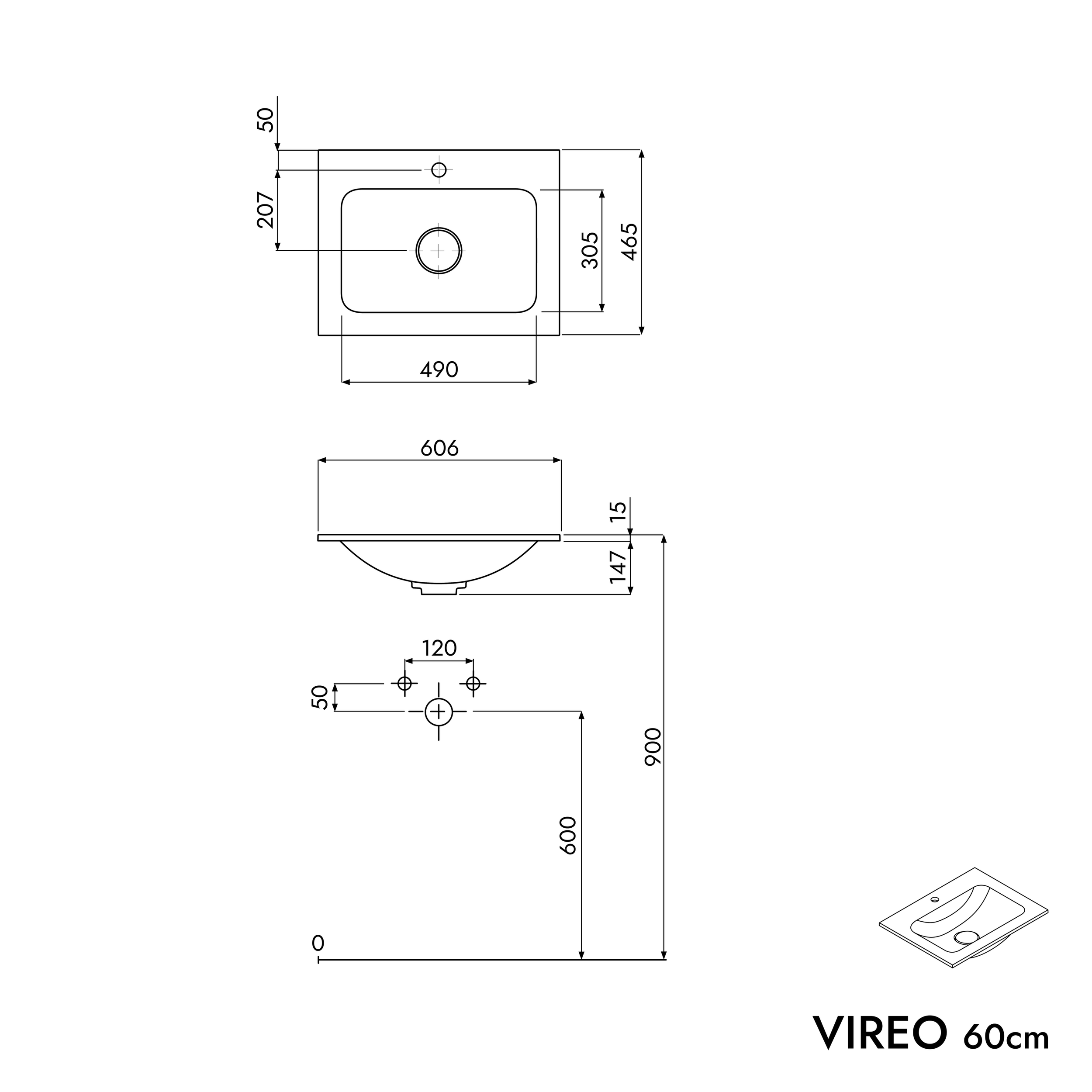 Meuble salle de bain VIREO 