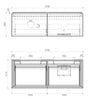 Meuble salle de bain TREASURE 1200