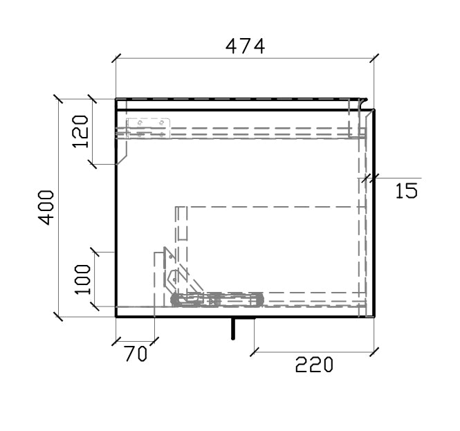 Meuble salle de bain TREASURE 1700 