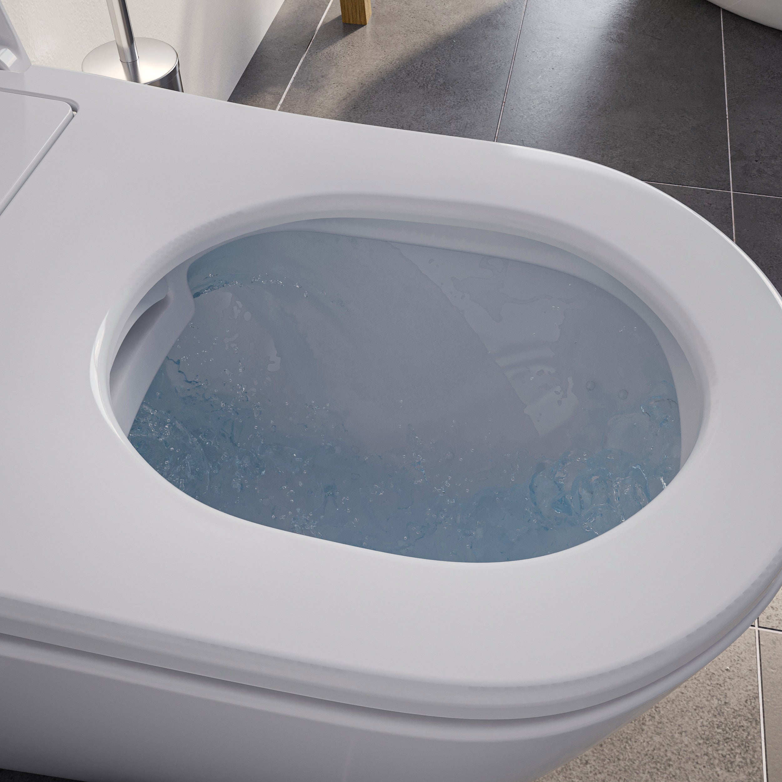 Dusch-WC Komplettset Basic 1102 mit Geberit Duofix Vorwandelement
