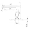 Mitigeur lavabo ou vasque bas NT7320 effet cascade