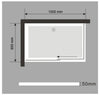 Receveur de douche rectangulaire