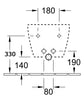 Bidet suspendu mural BH101