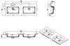 Meuble sous-lavabo Alice 1380