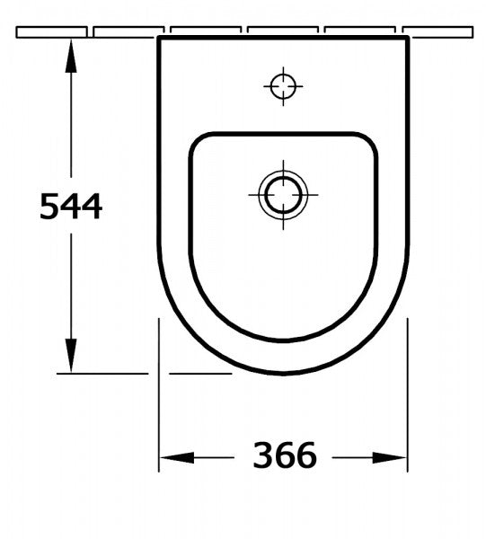 Bidet suspendu CH2019V - Accessoires en option