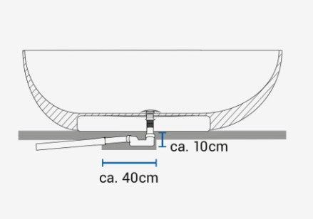 Baignoire ilot DALIA - Acrylique