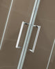 Douche d'angle avec portes pivotantes, accès d'angle EX809