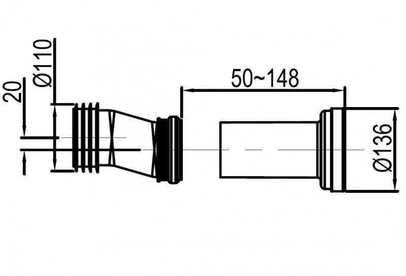 Module sanitaire 805 pour WC suspendu - blanc