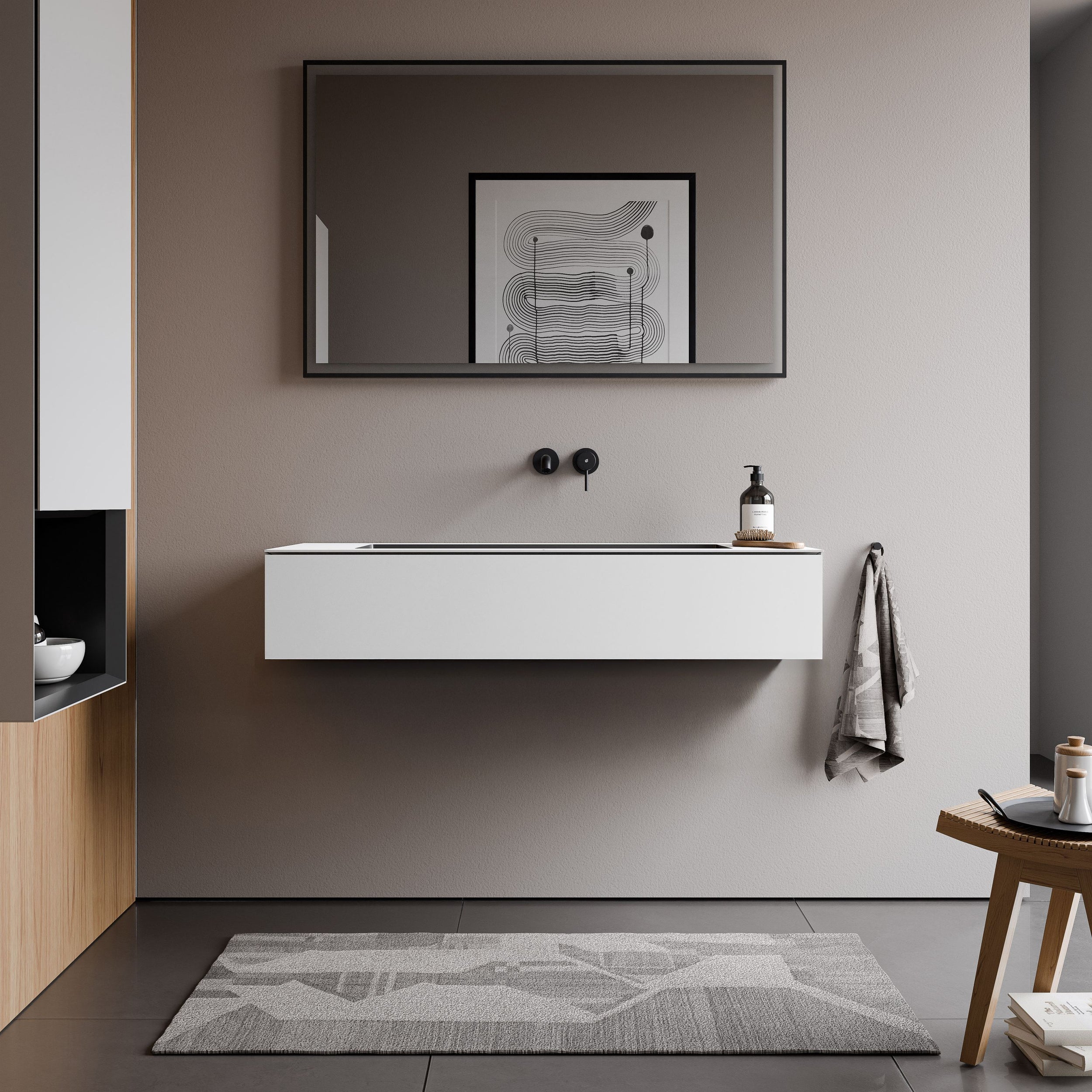 Meuble salle de bain ARCTIC 1200 - 120 cm